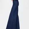 Jeans a zampa rilassati a vita alta Jeans a zampa rilassati a vita alta
