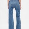 Jeans a zampa rilassati a vita alta Jeans a zampa rilassati a vita alta