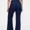 Jeans a zampa rilassati a vita alta Jeans a zampa rilassati a vita alta