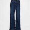 Jeans a zampa rilassati a vita alta Jeans a zampa rilassati a vita alta