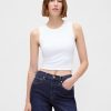 Jeans a zampa rilassati a vita alta Jeans a zampa rilassati a vita alta