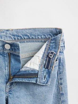 Jeans a zampa rilassati a vita bassa per bambini