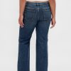 Jeans a zampa rilassati a vita media Jeans a zampa rilassati a vita media