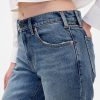 Jeans a zampa rilassati a vita media Jeans a zampa rilassati a vita media