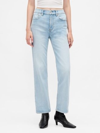 Jeans aderenti e dritti a vita alta anni ’90
