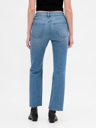 Jeans aderenti e dritti a vita alta anni ’90