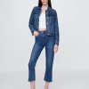 Jeans Capri a vita alta