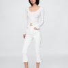 Jeans Capri a vita alta