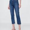 Jeans Capri a vita alta