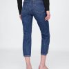 Jeans Capri a vita alta Jeans Capri a vita alta