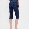 Jeans Capri a vita alta e cropped