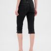Jeans Capri a vita alta e cropped