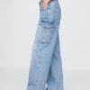 Jeans cargo larghi anni ’90 a vita media Jeans cargo larghi anni ’90 a vita media