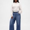 Jeans crop rilassati UltraSoft a vita bassa Jeans crop rilassati UltraSoft a vita bassa