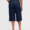 Jeans culotte a vita alta