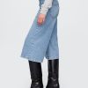 Jeans culotte in denim a vita alta Jeans culotte in denim a vita alta