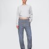 Jeans da carpentiere dritti a righe in denim ultrasoft Jeans da carpentiere dritti a righe in denim ultrasoft