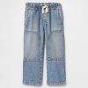 Jeans da carpentiere larghi ultra morbidi per neonati e bambini