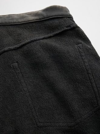 Jeans da tuta larghi in French Terry pesante