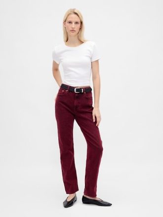 Jeans dritti a vita alta anni ’90