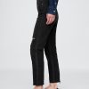 Jeans dritti e a vita alta
