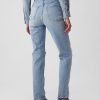 Jeans dritti e a vita alta