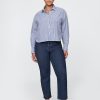 Jeans dritti e a vita alta
