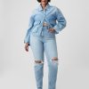 Jeans dritti e a vita alta
