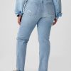 Jeans dritti e a vita alta