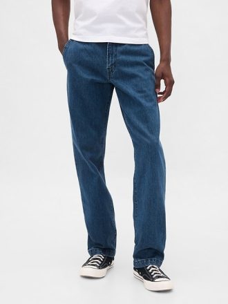 Jeans dritti e rilassati