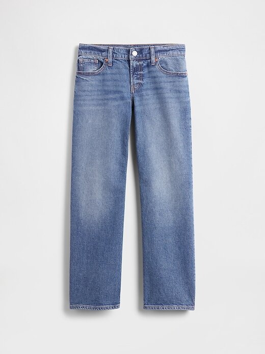 Jeans dritti e rilassati a vita bassa per bambini Jeans dritti e rilassati a vita bassa per bambini