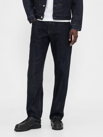 Jeans dritti e rilassati pesanti