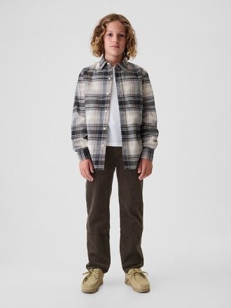 Jeans dritti originali in velluto a coste anni ’90 per bambini