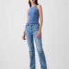 Jeans dritti rigidi a vita alta anni ’90