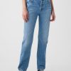 Jeans dritti rigidi a vita alta anni ’90