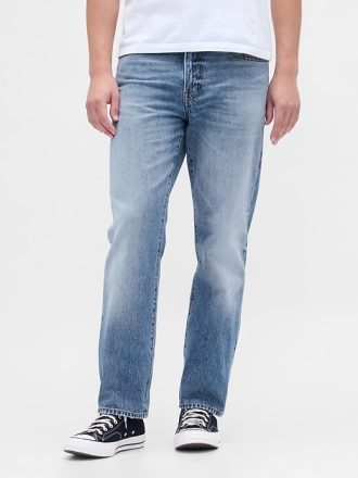Jeans dritti rilassati