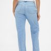 Jeans dritti rilassati a vita alta Jeans dritti rilassati a vita alta