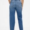 Jeans dritti rilassati a vita alta