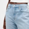 Jeans dritti rilassati a vita alta Jeans dritti rilassati a vita alta
