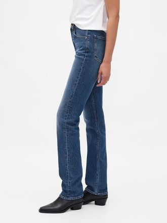 Jeans dritti slim a vita alta anni ’90