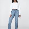 Jeans dritti slim a vita alta anni ’90 Jeans dritti slim a vita alta anni ’90