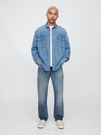 Jeans dritti ultra morbidi