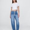 Jeans Easy Barrel a vita alta