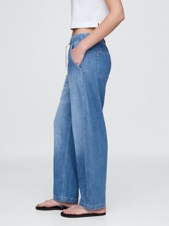 Jeans Easy Barrel a vita alta