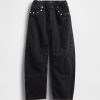 Jeans Easy Barrel a vita alta con borchie per bambini
