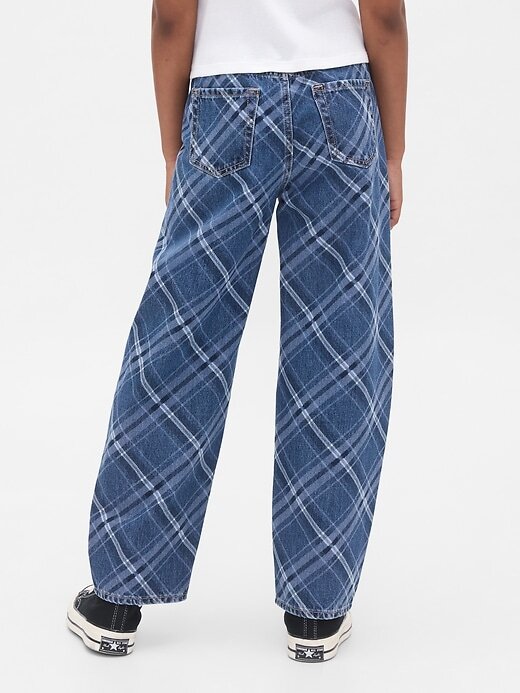 Jeans Easy Barrel a vita alta per bambini Jeans Easy Barrel a vita alta per bambini