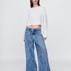 Jeans extra larghi a vita bassa