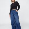 Jeans extra larghi a vita bassa