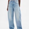 Jeans larghi a vita alta