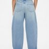 Jeans larghi a vita alta